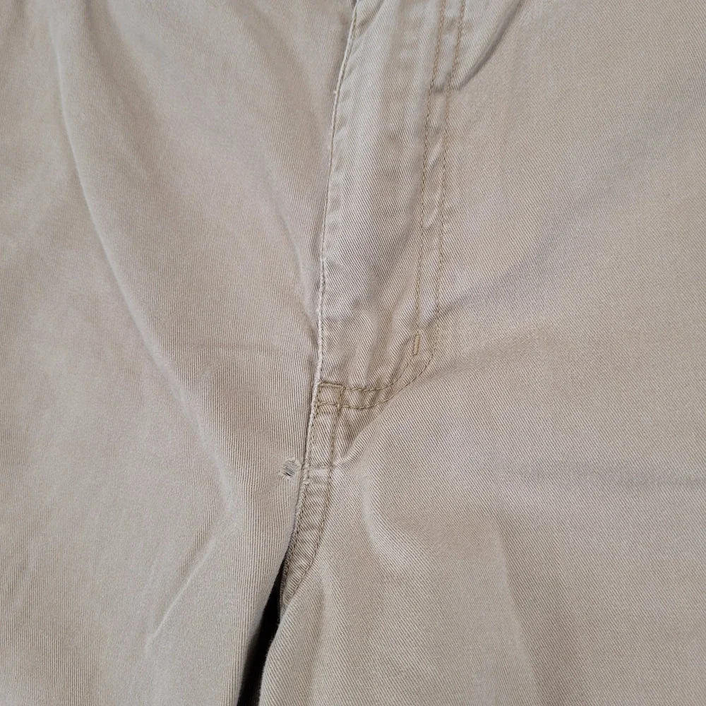 The North Face Y2K Mens Khaki‎ Cotton Twill Utility Carpenter Shorts Tan Size 36